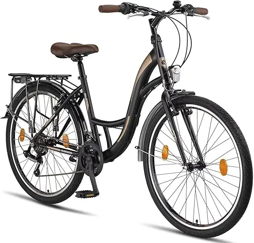 City Bike 26 Inch - Bicycle for Girls, Boys, Men and Women - 21 Speed - Holland Bike - Stella Bike