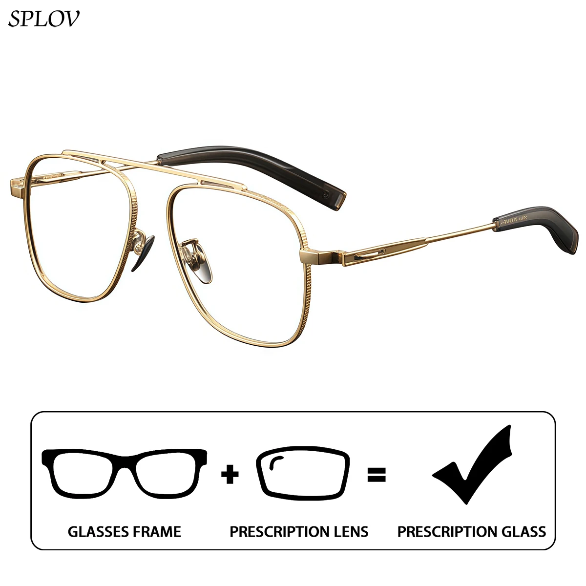 

SPLOV мужские очки по рецепту в стиле ретро профессиональные пользовательские анти-синий свет оптические очки для близорукости