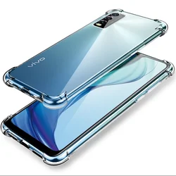 Case For VIVO V2043 V2032 V2026 V2029 V2027 V2037 V2052 V2042 V2048 V2054 Cover Soft Transparent AirBag Silicone Phone Cases