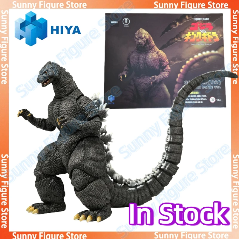 

In Stock HIYA Exquisite Basic Godzilla Vs King Ghidorah Godzilla 1991 Hokkaido Battle Ver Anime Action Figures Toys Models PVC