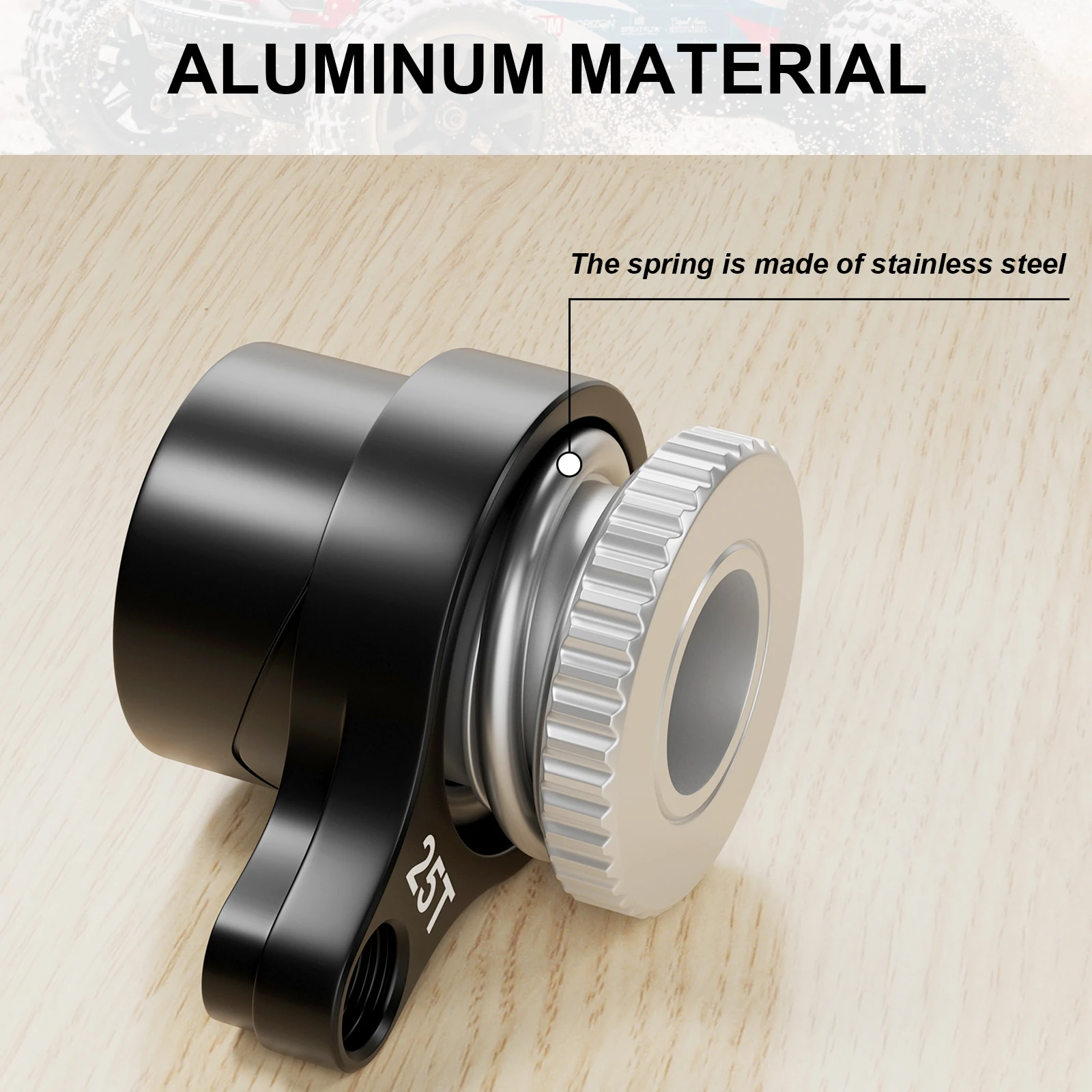 Aluminiowy stop 25T Serwo róg Serwo ramię Serwo Saver dla Arrma 1/14 Typhon 1/16 Mojave 1/18 Granite GROM Ulepszenia Ulepszenia