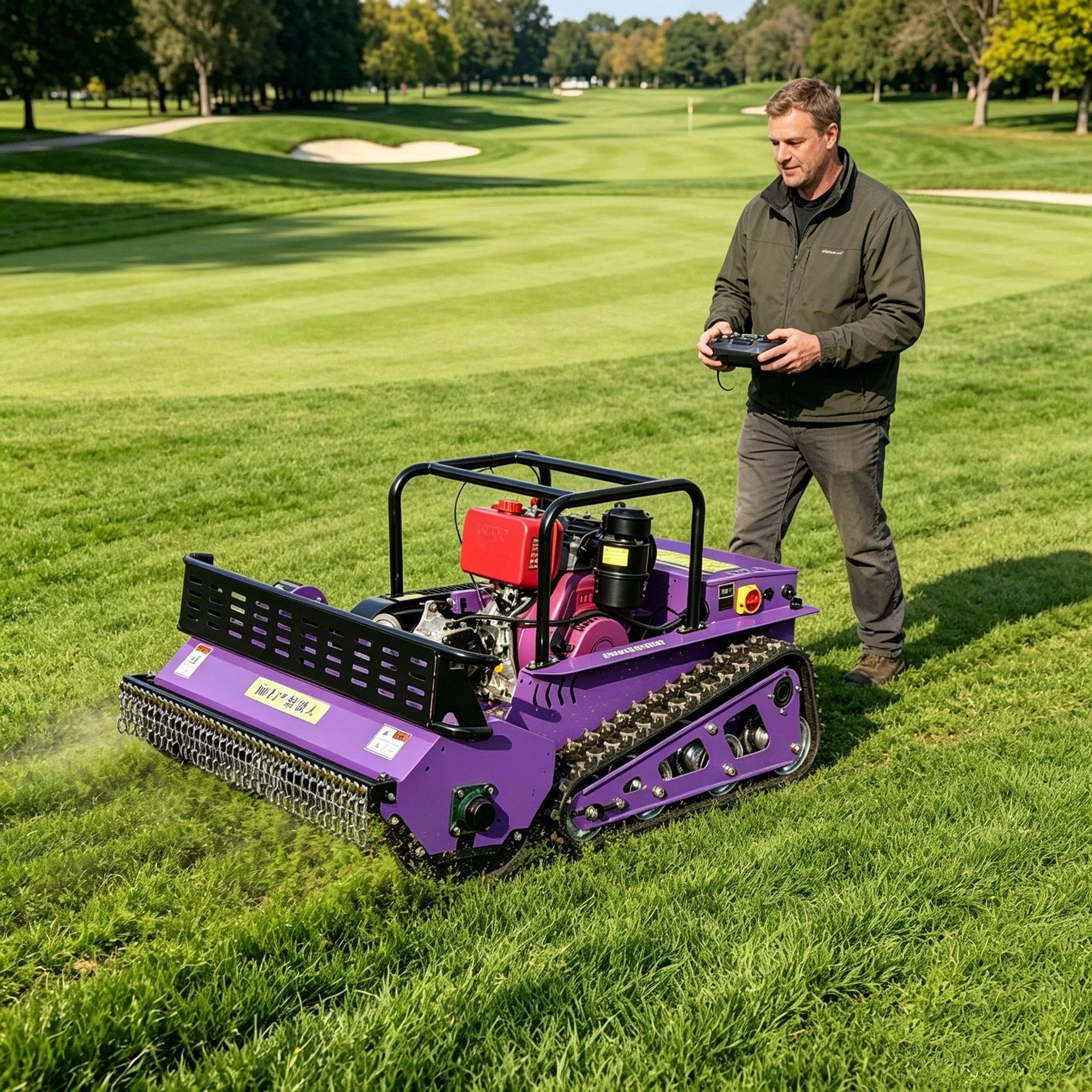 

Customized Diesel Lawn Mower Low Fuel Consumption Strong Power Manganese Steel Blades CE EPA Certified