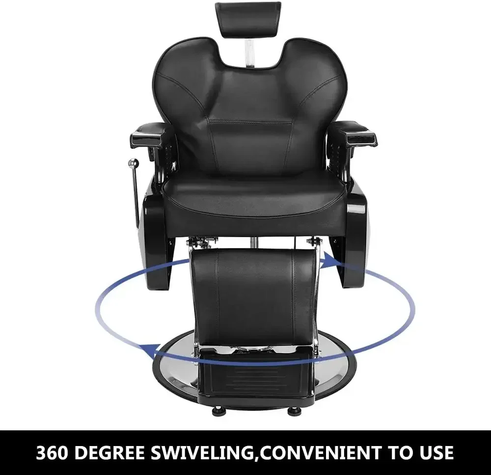 

All Purpose Hydraulic Barber Chair Recline 360 Degree Swivel Height Adjustable Heavy Duty Hairdresser Chair