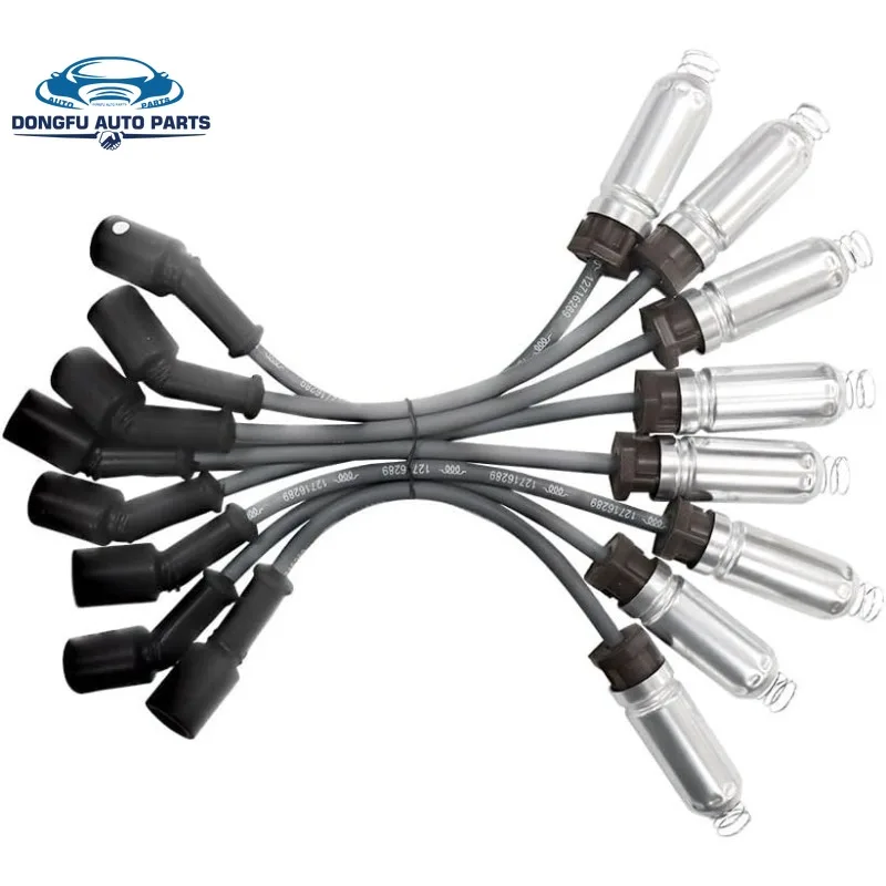 19431551 8pcs Sparkplug Wire Kit AC Spark Plug Wires Set Fits For Cadillac Chevrolet Gmc Models 19431551 19301299
