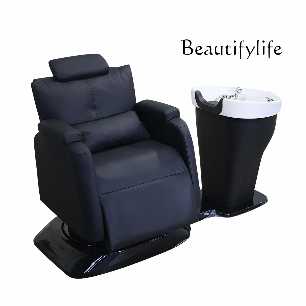 

Fully automatic electric hair chair flushing bed multi-functional rotating integrated massage chair