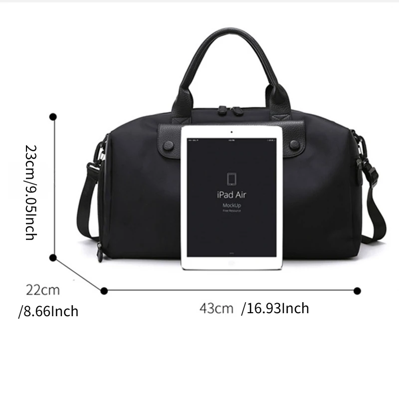 Fitness Bag Large Capacity Lightweight Yoga Storage Bag Swimming Bag Wet And Dry Separation Business Travel Luggage Bag Handbag