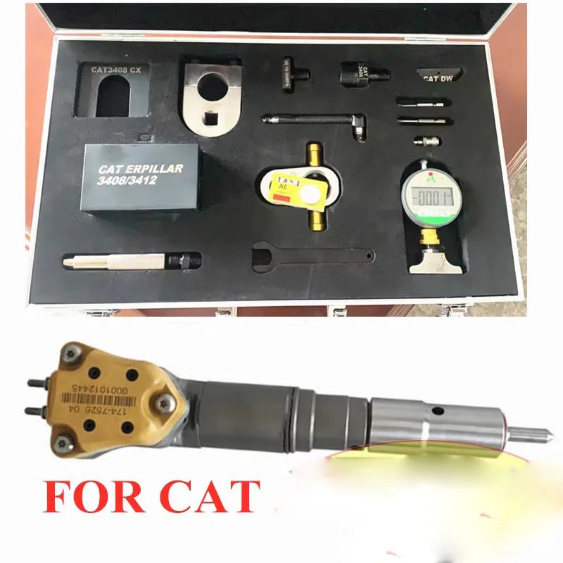 

Diesel Injector 4089980 4089981 Actuator Repair Tool QSX15 ISX15 Q60 Solenoid Valve Travel Sealing Measuring Kit for Cummins