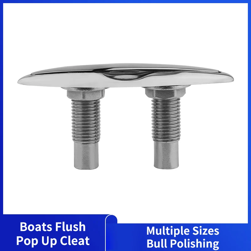 Alastin 316 Stainless Steel 5/6 inch Pop Up Cleat Boat Accessories Save Space Mooring Dock Neat Cleat Marine Boat Yacht Bollard