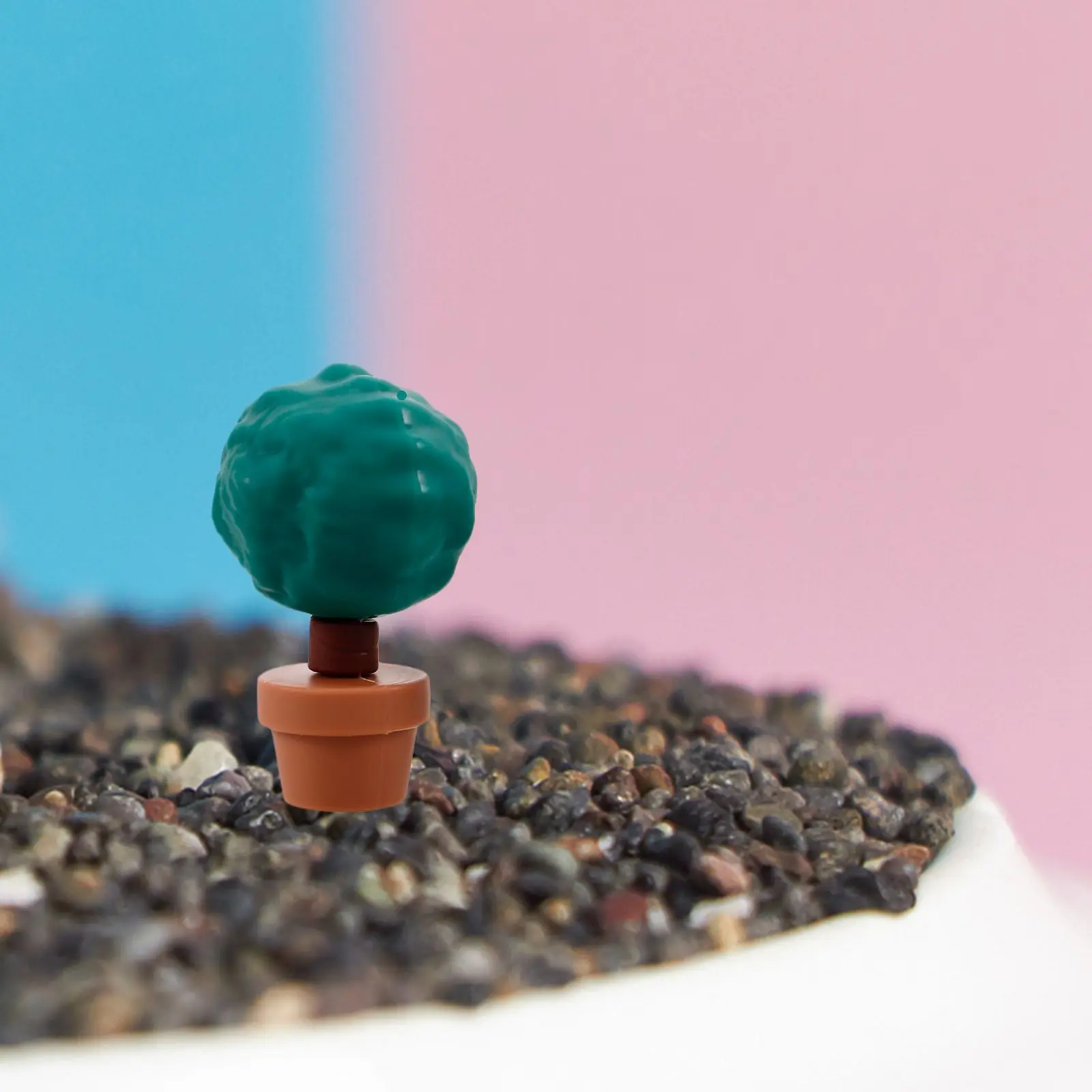 20 Uds Mini plantas adorables Material de goma suave decoración de jardín  japonés árboles cosas en miniatura para manualidades escritorios  estanterías pequeñas / Juguetes para bebés y niños pequeños, image size:1600x1600