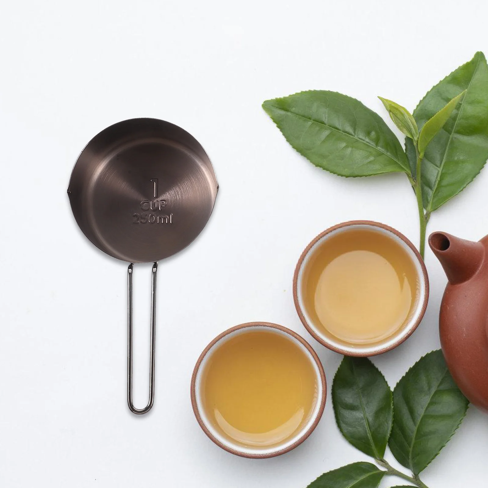 

1 set Stainless Steel Measuring Cups Spoons Set Kitchen Baking Tools Coffee Sugar Tea Measurement Spoon Small Size Gift