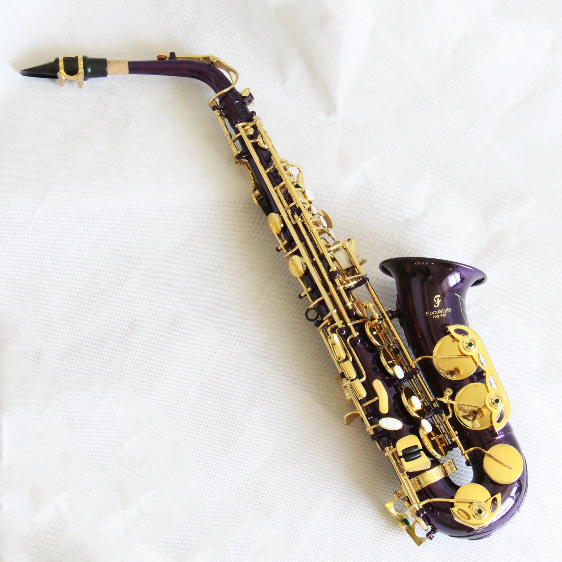 

Hooqu High Quality Sax Saxophone Handmade Saxophone Purple Alto Saxophone