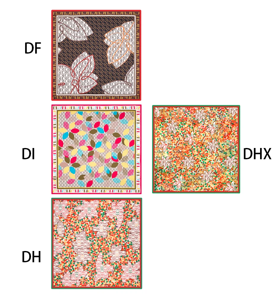 90-90 см модная новая женская саржевая декоративная лента, маленький шарф, сумка с ручкой, лента для волос, маленький шарф, повязка на голову