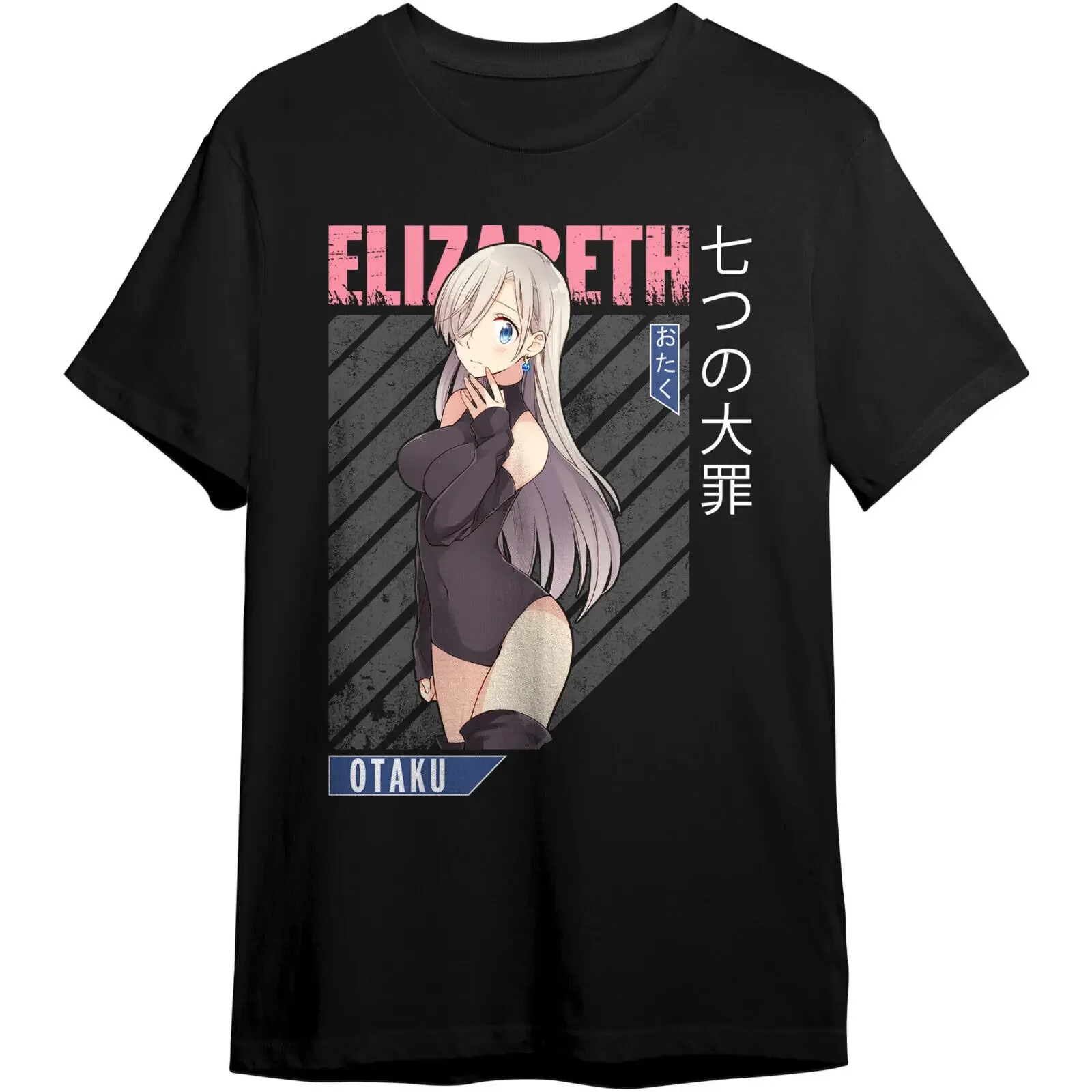 Kids/Men/Women Japanese Anime Manga Meliodas Seven Deadly Sins Elizabeth T-Shirt