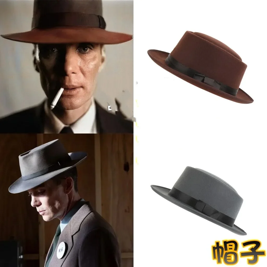 J Robert OppenHeimer Cosplay Fantasy 2023 Movie Physicist hats Disguise Adult Men Cosplay Roleplay Fantasia Outfit Halloween