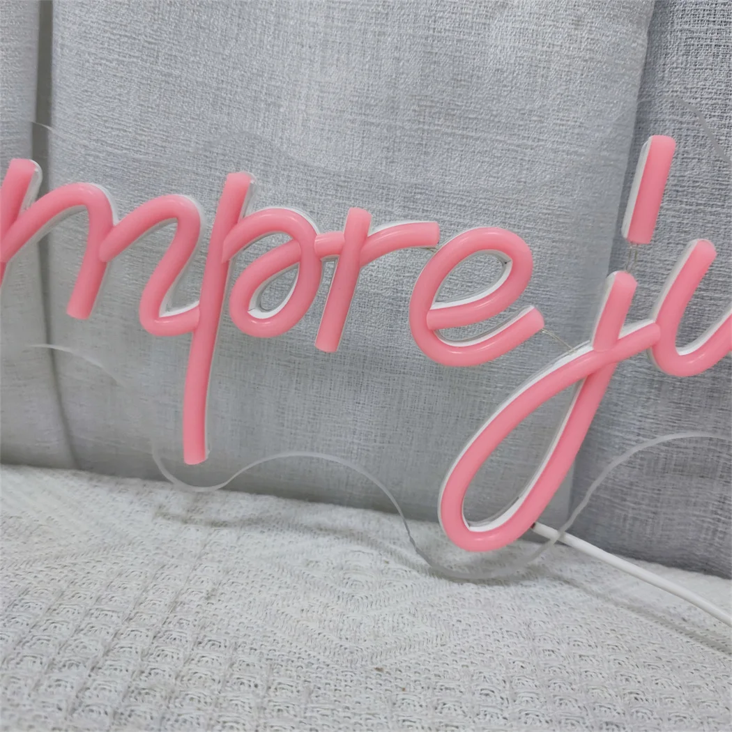 Siempre Juntos النيون الاسباني LED ضوء النيون دائما معًا لحفل زفاف خطوبة ديكور جدران المنزل السنة الجديدة الديكور