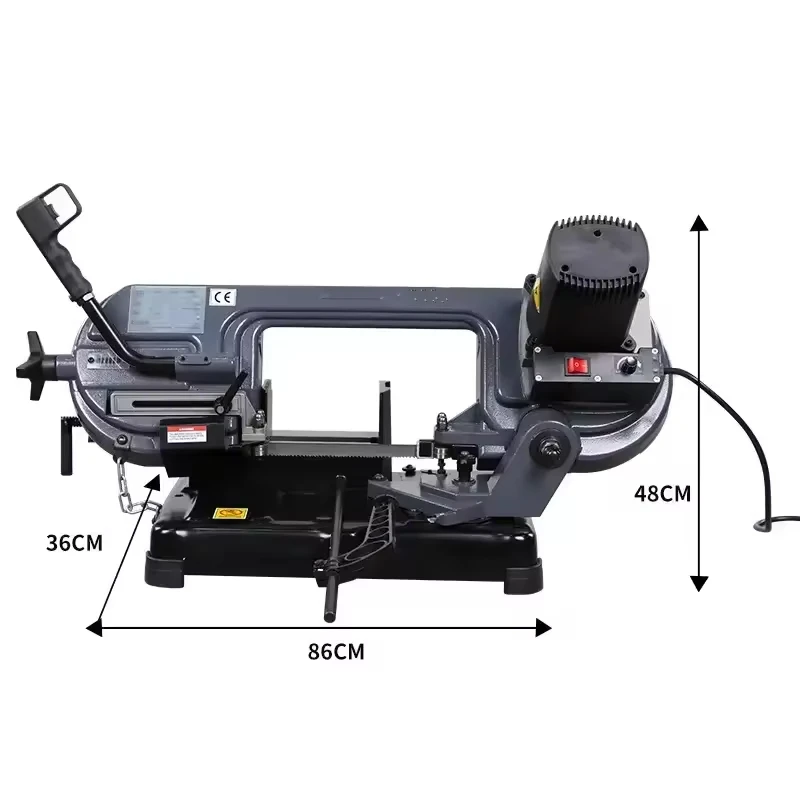 Portable 45 Degree Angle Cutting Machine Pipe Material for Metal Steel Round Rod and Wood Cutting