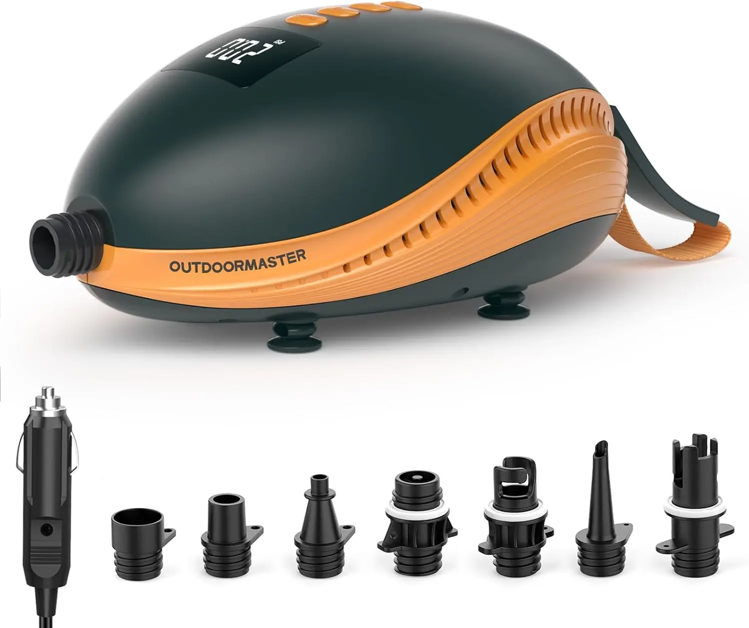 

Электрический SUP-насос 20PSI с автоматическим выключением, автомобильным разъемом 12 В — быстрый портативный насос для гребных досок и лодок