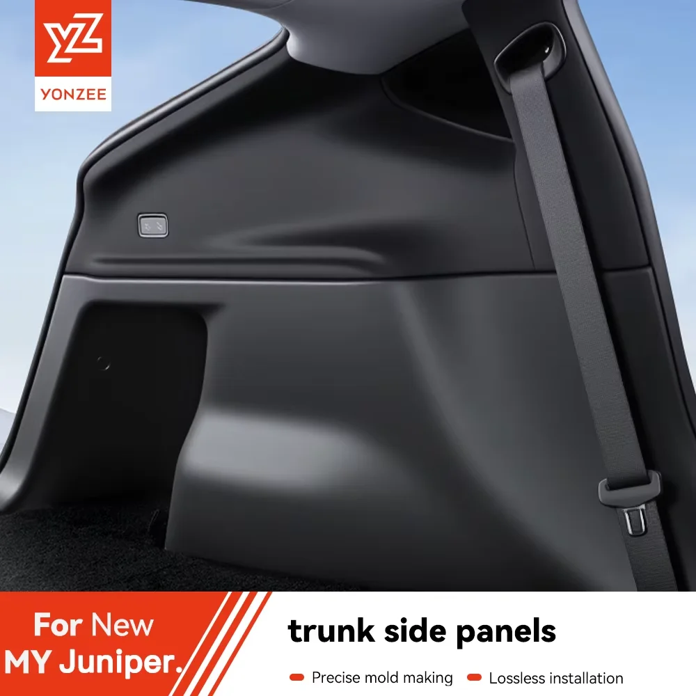 YZ for Tesla Model Y/YL Juniper 2026 Rear Trunk Side Anti-Kick Pad Full Coverage Protection Kit Car Anti-dirty Pad Accessories