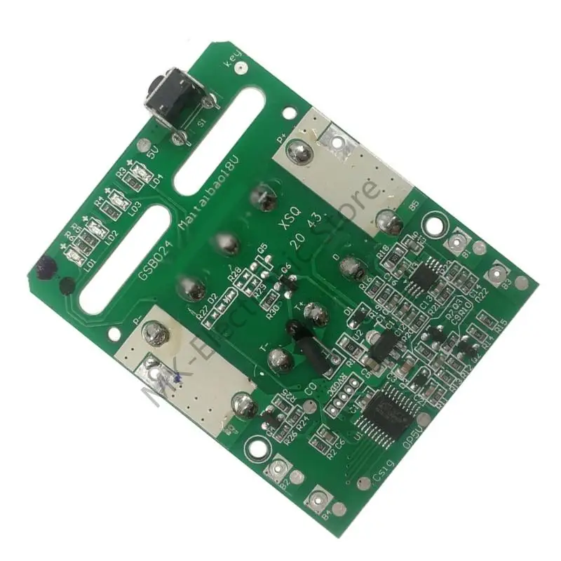 لوحة حماية بطاريات الليثيوم R2LF 18 فولت PCB دائرة الشحن الزائد ومنع التفريغ الزائد #5