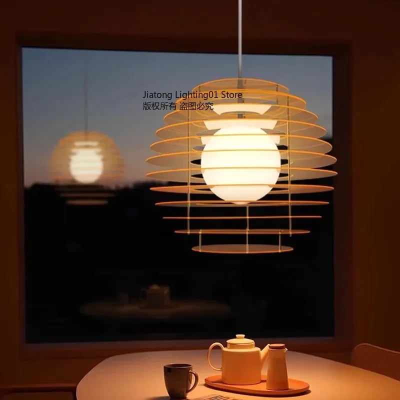 Modern Sunset Glow Pendant Lamp For Kitchen Island Dining Room Bar Counter Studio Living Room Cafe