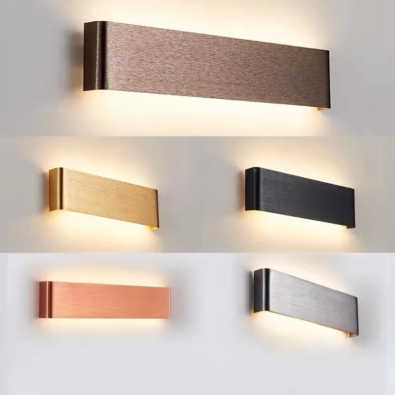 Modern LED Wall Lamp for Bedside Living Room Stairs Aisle Bathroom Home Decorations Wall Sconce Indoor Lighting Fixture Luster