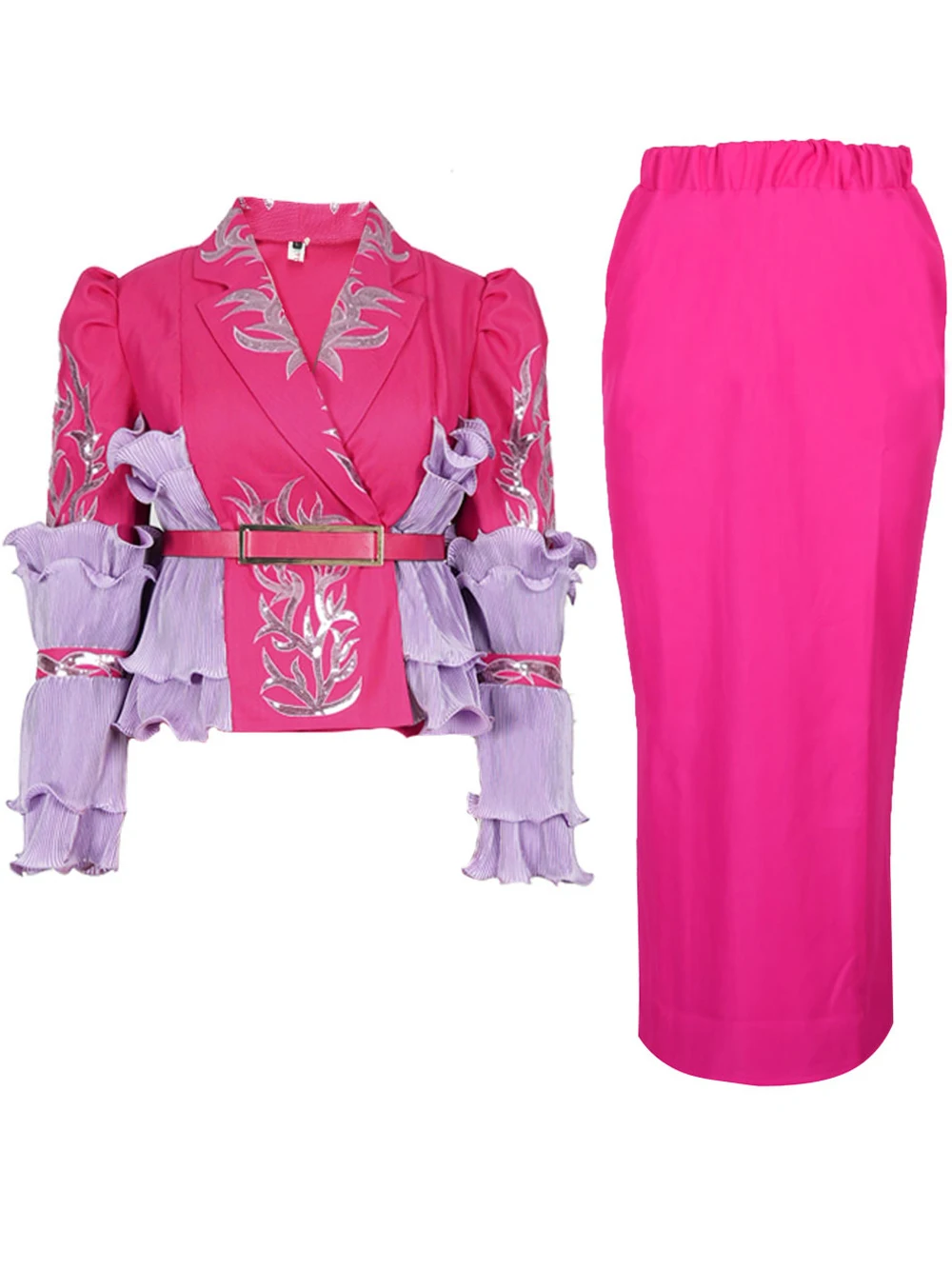 ملابس نسائية أفريقية فاخرة أنقرة Dashiki طقم مكون من قطعتين ملابس علوية تنورة بدلة دبي تركيا قفطان حفلة موسيقية فساتين سهرة #6