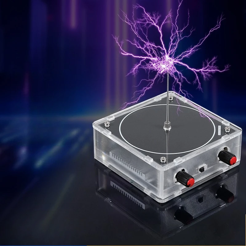 Music Tesla Coil Music Box Artificial Lightning Touchable Audio Input Bluetooth Scientific Experiment