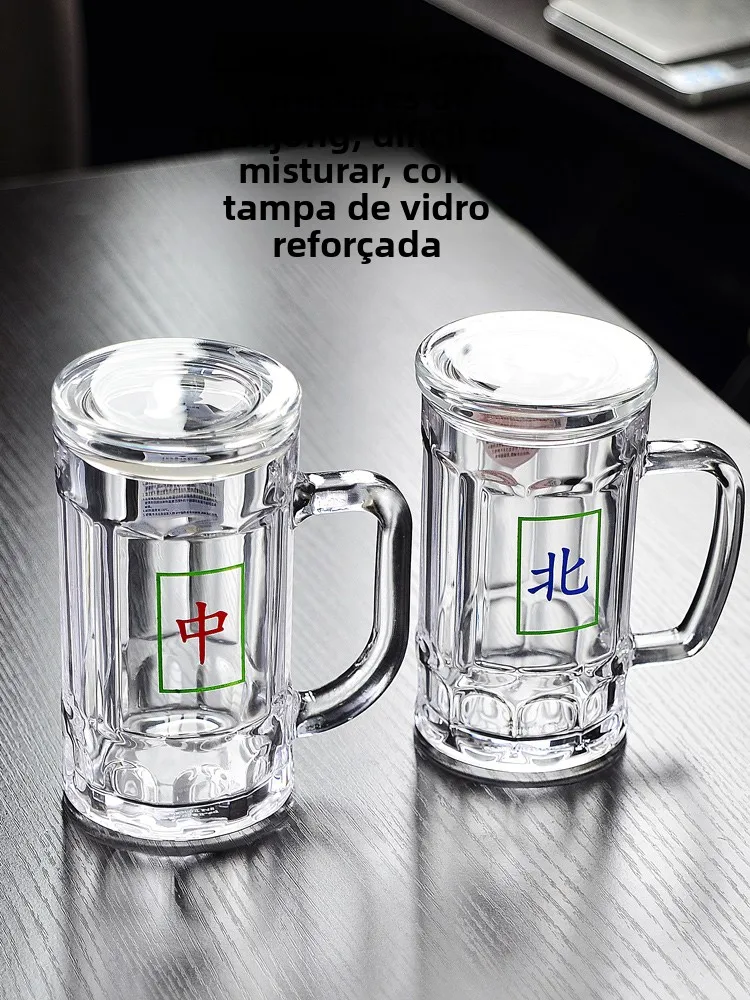 tempered-glass-cup-with-handle-cover-for-poker-room-tea-house-beer-and-mahjong-special-individual-tea-cup-heat-resistant-anti