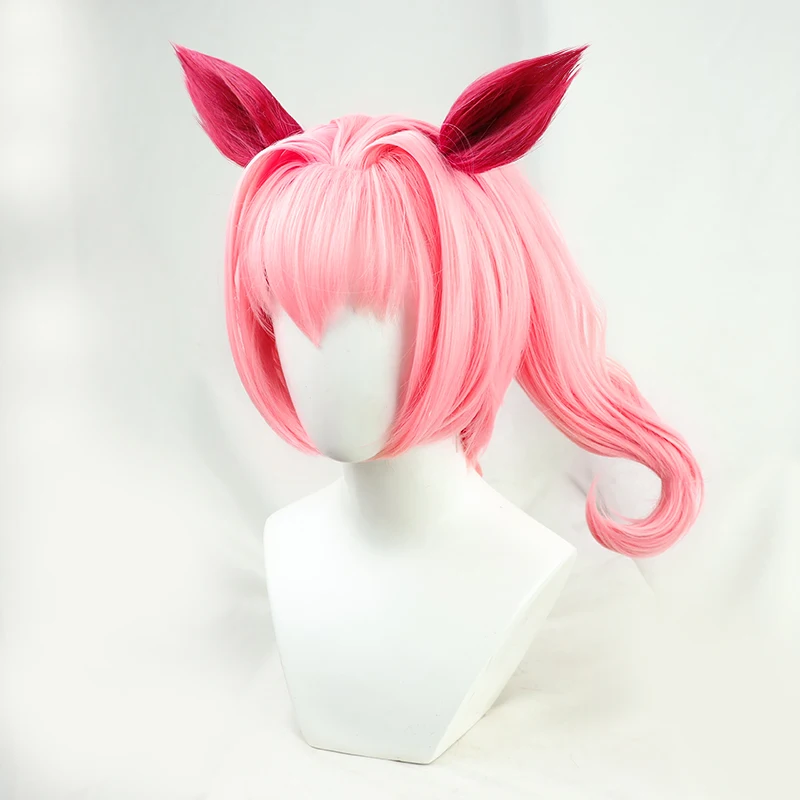 Jogo bonito derby haru urara peruca cosplay haru urara cosplay cabelo para festa de halloween adulto feminino masculino