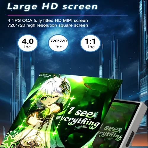 Imagen 2 del producto Consola R36 Max, reproductores de juegos portátiles, pantalla IPS de 4 pulgadas, consola de código abierto, reproductor de vídeo de bolsillo Retro, 64G/128G, más de hasta 22000 juegos