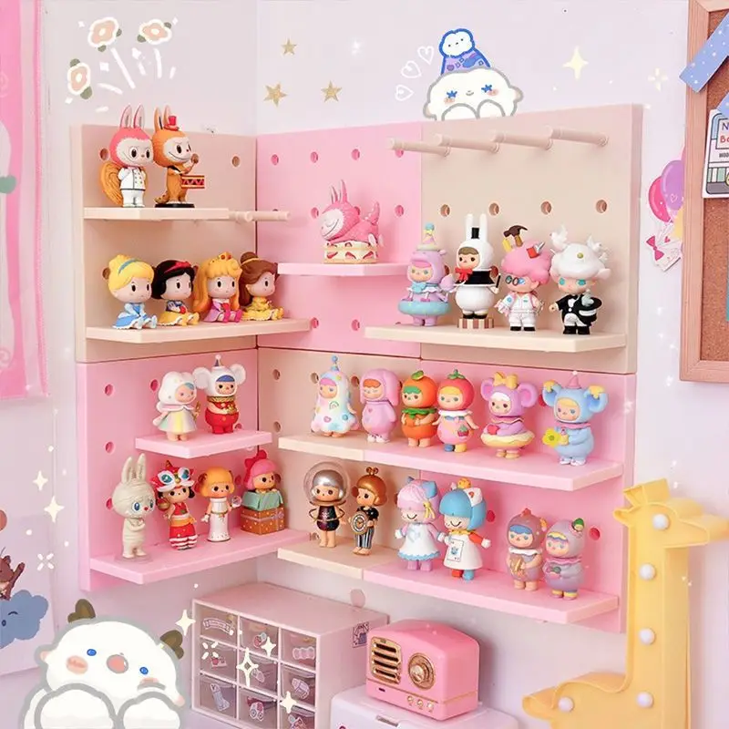 홈 장식 벽 선반 장식 구멍 보드 벽 저장 선반 저장 선반 주방 침실 매달려 벽 선반 벽 장식