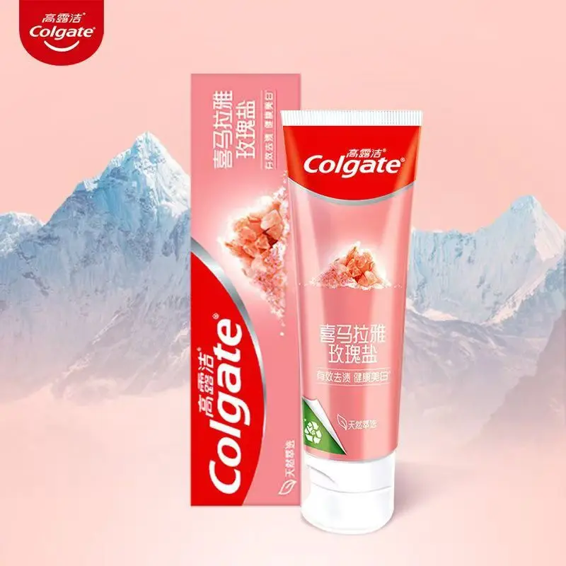 Colgate Natural Rose Salt Toothpaste 120g – Gentle & Oral Hygiene for Whole Family Sensitive Teeth
