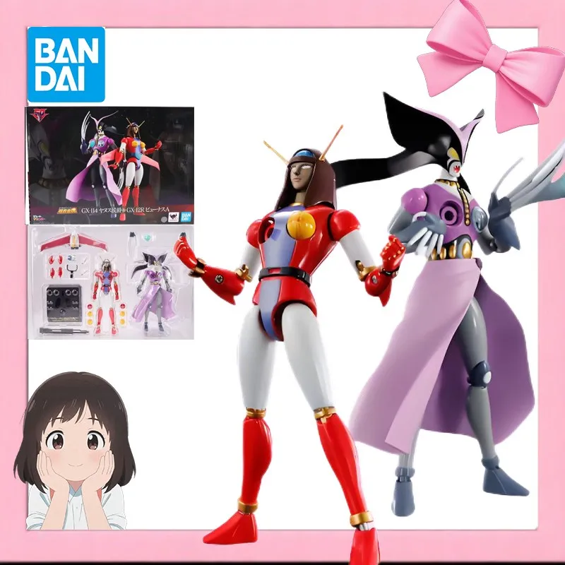 

Fast Shipping Bandai Anime SOUL OF CHOGOKIN Great Mazinger GX-114 Marquis Janus &GX-12R Venus A Diecast Action Figure Collectors