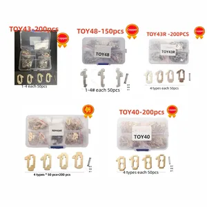 لوحة قفل رقاقة بسكويت السيارة ، ملحقات الإصلاح ، TOY43R ، MAZ24 ، VA2T ، FO21 ، HU66 ، HY22 ، NSN14 ، HU92 ، HU101 ، TOY48 ، TOY43 ، HON66 ، SIP22 أعلى 12 شفرة ممسحة مفاتيح هوندا مبيعة للمبيعات - رقم 9