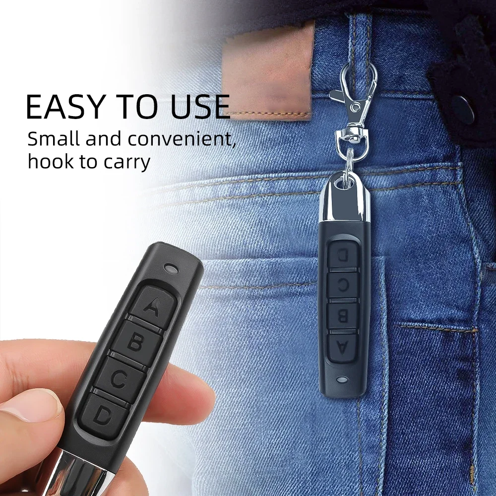 433MHZ Copy Remote Control Auto 4 Channe Code Garage Gate Door Opener Remote Control Duplicator Cloning Code Car Key