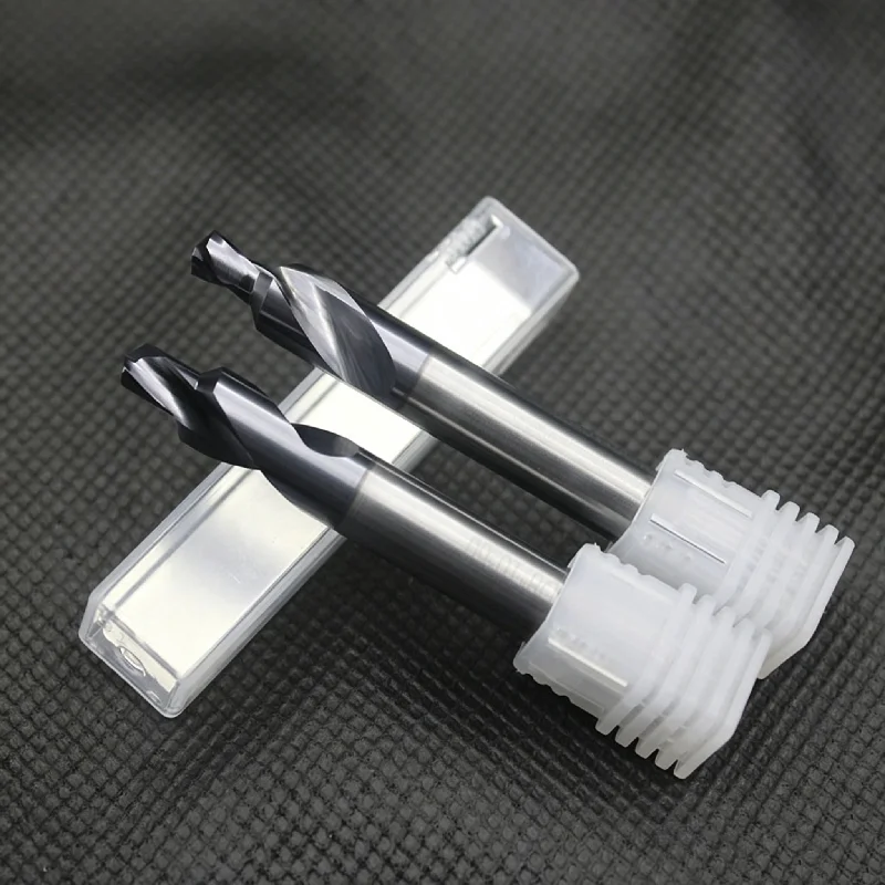 90° 1-10mm steel/stainless steel stepped drill bit CNC tungsten carbide hole drilling bit with threaded bottom hole