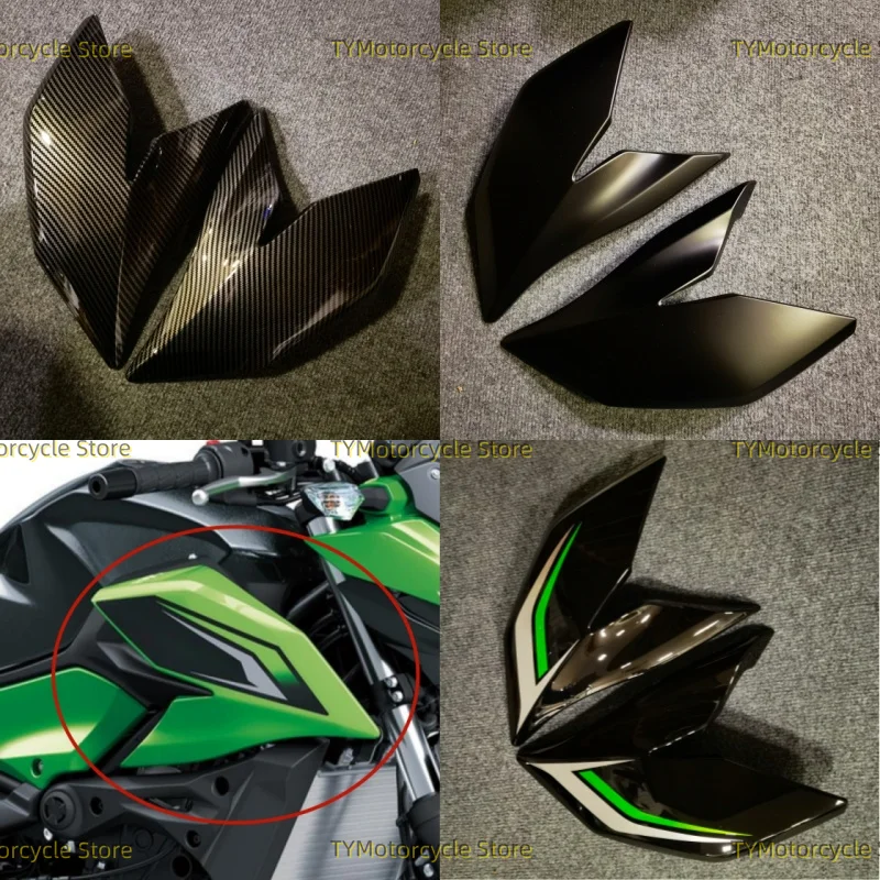 

Motorcycle Accessories Gas Tank Side Cover Upper Front Side Cover Trim Panel Fairing Fit for Kawasaki Z500 2024 2025 2026