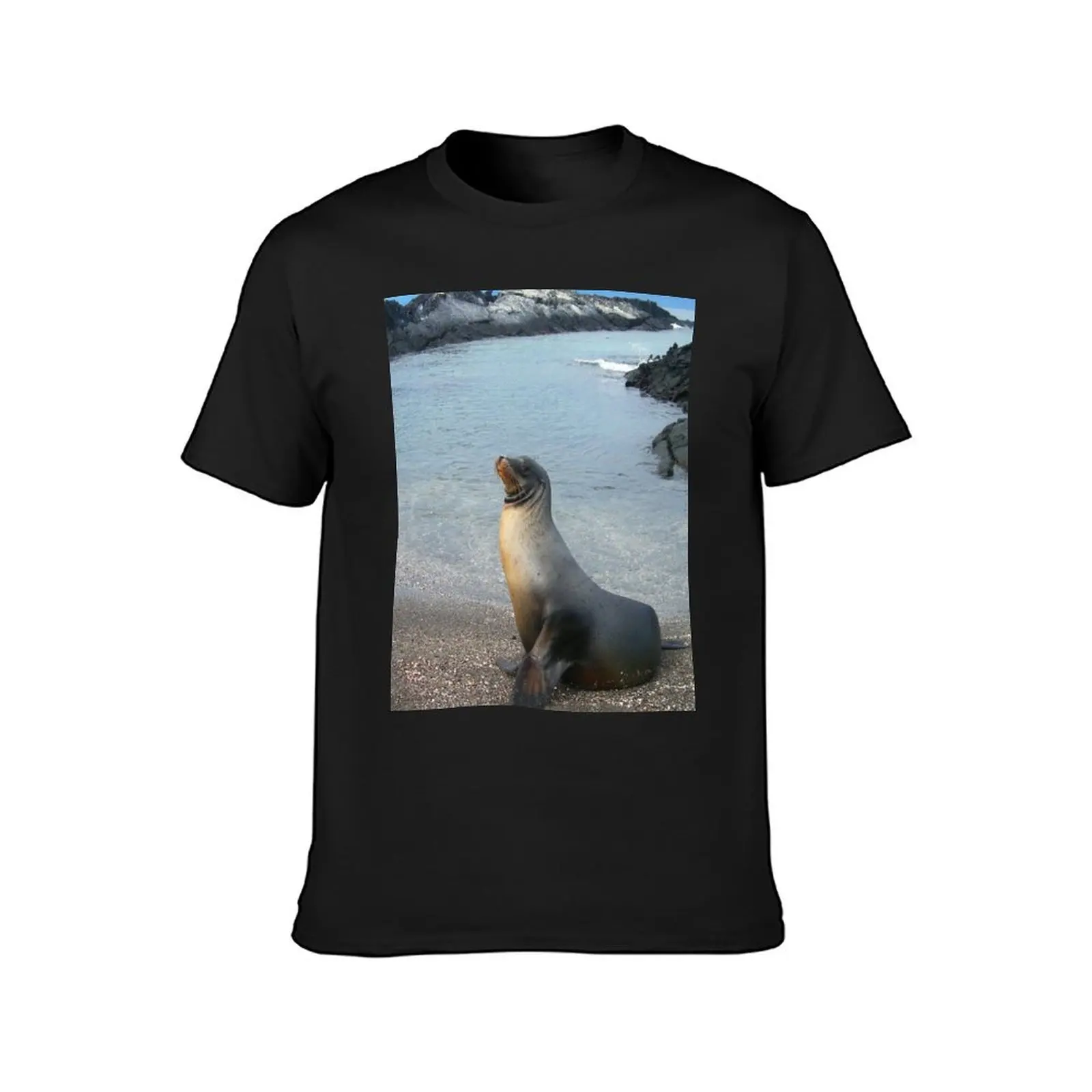 Galapagos Sea Lion T-Shirt vintage t shirts graphic t shirt vintage plus sizes quick drying mens plain t shirts