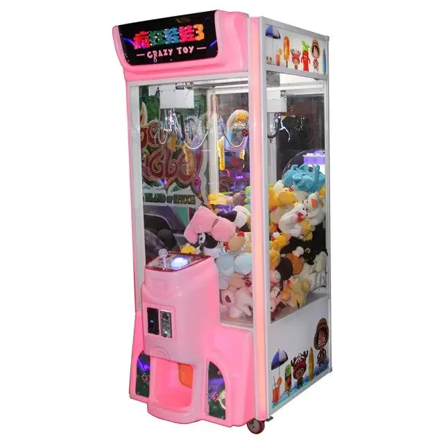 Mini claw crane machine small vending game machine with bill acceptors