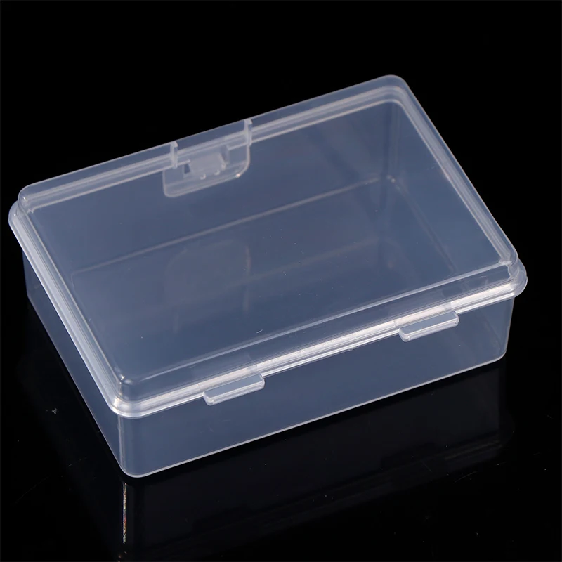 

Semi-Transparent Matte Plastic Card Case Flip-Top Jewelry Storage Packaging Box