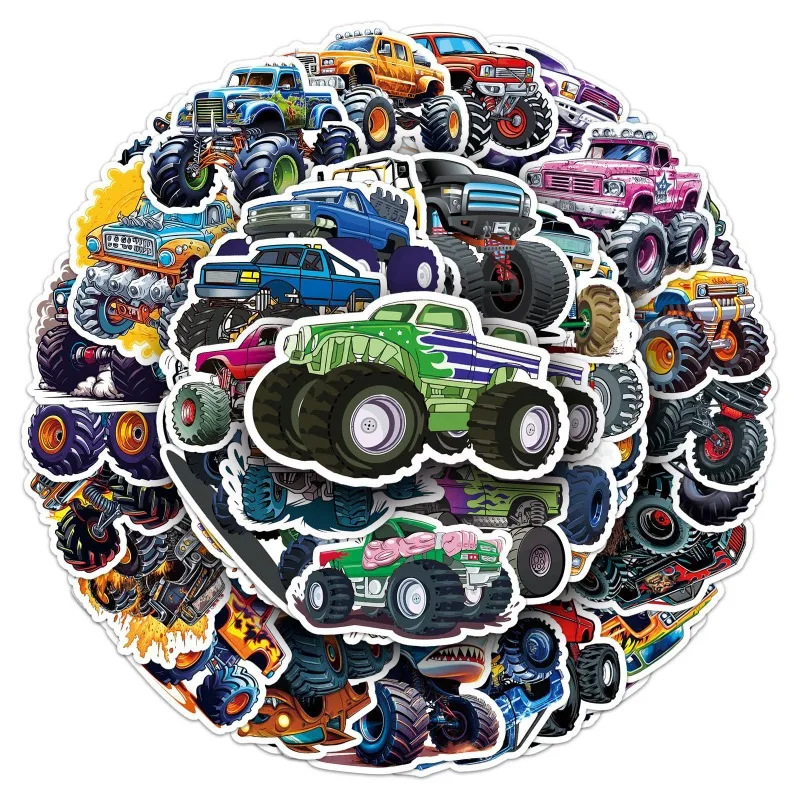 100 قطعة من ملصقات تزيين جرافيتي إبداعية لشاحنة كرتونية مخصصة #6