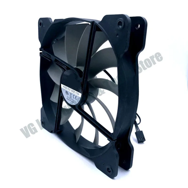 New For A1425L12S-2 14cm DC 12v Fans 140mm Quiet Cooling Fan 140X140X25mm DC12V 0.30A ,for Computer Case PSU 870RPM cooling fan