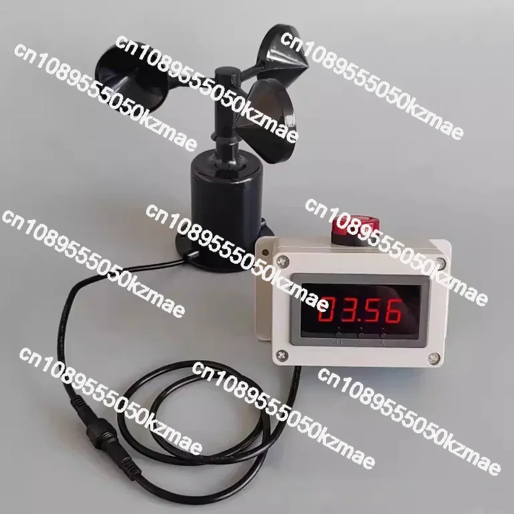 Tower Crane Wind Speed Measuring Instrument Construction Site Anemometer with Alarm