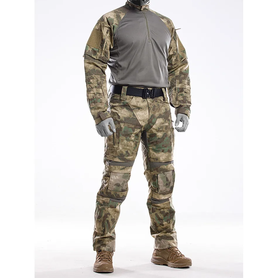 Tactical CP Camouflage Suit Frogman Training Combat Uniform Suit Outdoor FG Camo Waterproof Wear-resisntant Hunting Clothing