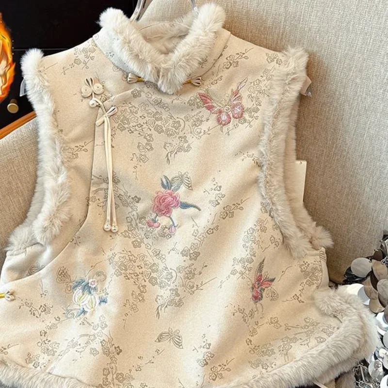 nobility-women-jacket-jacquard-casual-satin-vest-embroidery-sleeveless-chinese-style-cheongsam-vintage-tassel-button-coat