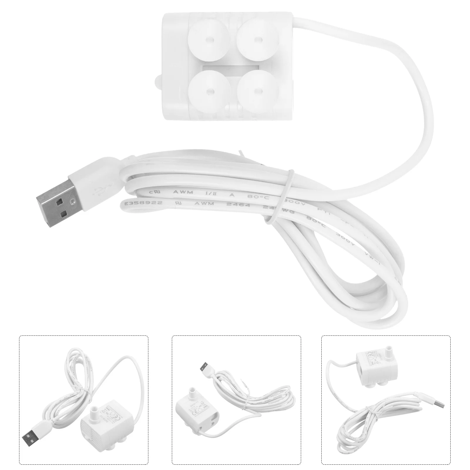 

Ultra-Quiet Mini Submersible Water For Fish Tank Aquarium Usb-Powered Durable Lightweight Pond Pump Small Fountain Pump For