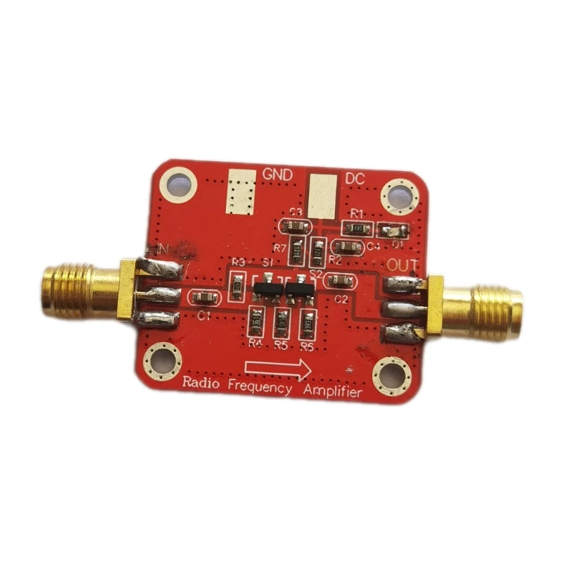 10KHz‑100MHz 10dBm บรอดแบนด์โมดูลเครื่องขยายสัญญาณ RF ความถี่สูงเสียงรบกวนต่ำ