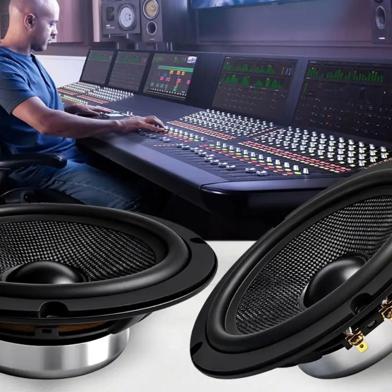 

Мощный сабвуфер с динамиком 6,5 дюйма, 40 Вт с алюминиевой корзиной, идеально подходящий для громкоговорителей громкой связи и