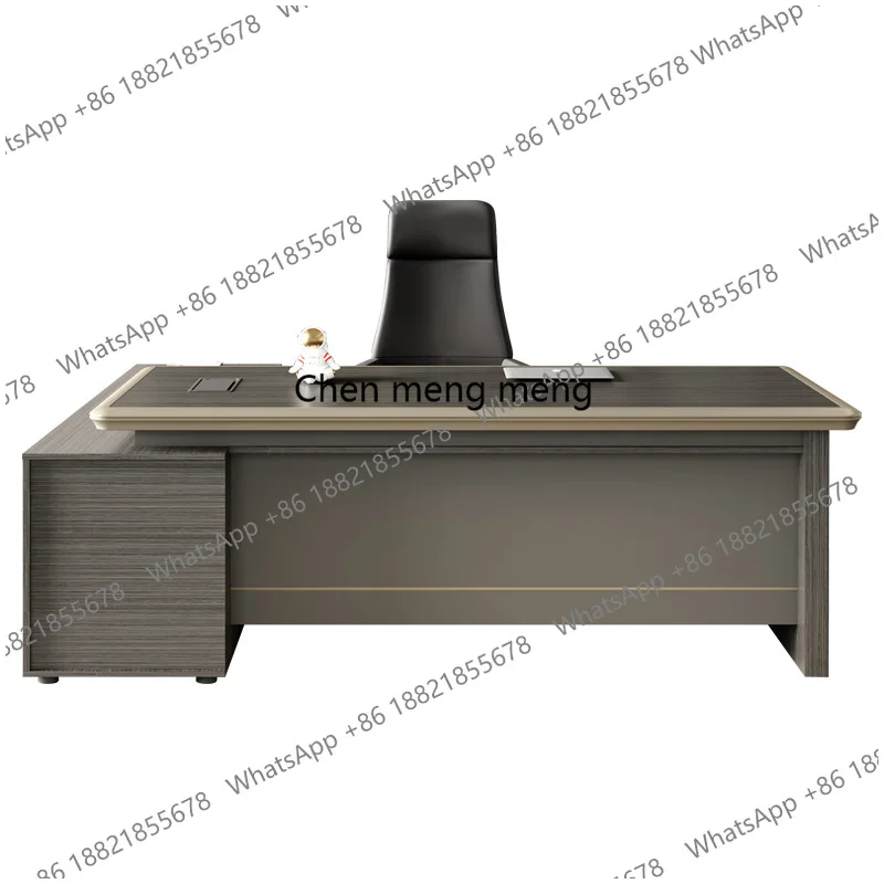 new model to the store  boss simple modern president table office furniture light luxury manager large class  supervisor