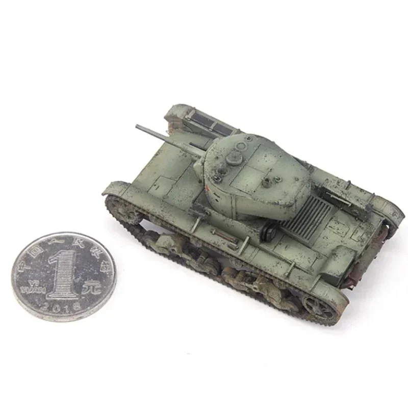 1:72 Scale CP0310 Soviet T26 T-26 Light Tank 1933 Armored Vehicle Tank Plastic Model Simulation Collectible Military Ornament